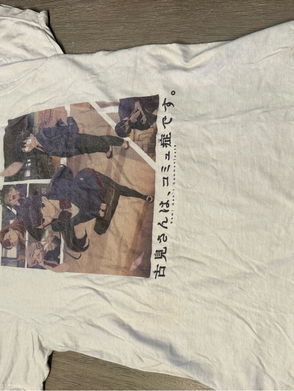 White Anime Graphic Short Sleeve Tee - Women's Casual Top